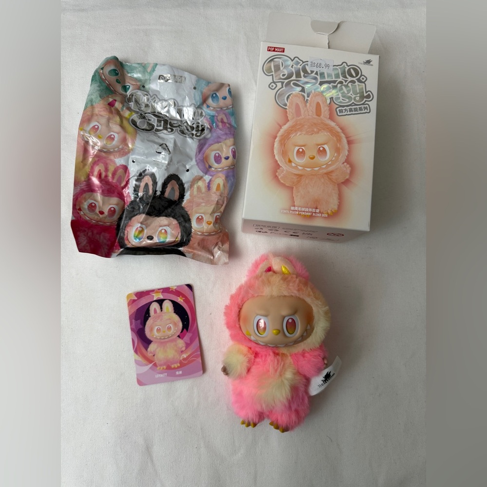 POP MART Authentic Labubu THE MONSTERS Big into Energy Vinyl Plush Loyalty